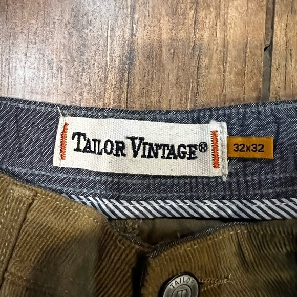 NWT-Tailor Vintage Mens Corduroy Pants - Picture 3 of 8